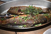 Saibling im Westend Factory Steak & Fish (©Foto. Martin Schmitz)